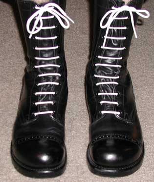 ladder boot lacing